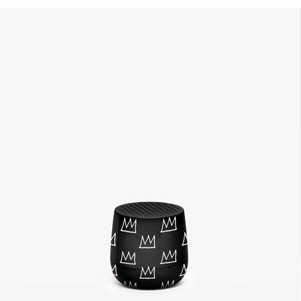 Mino+ Speaker - Lexon X Jean-Michel Basquiat - Crown-Black