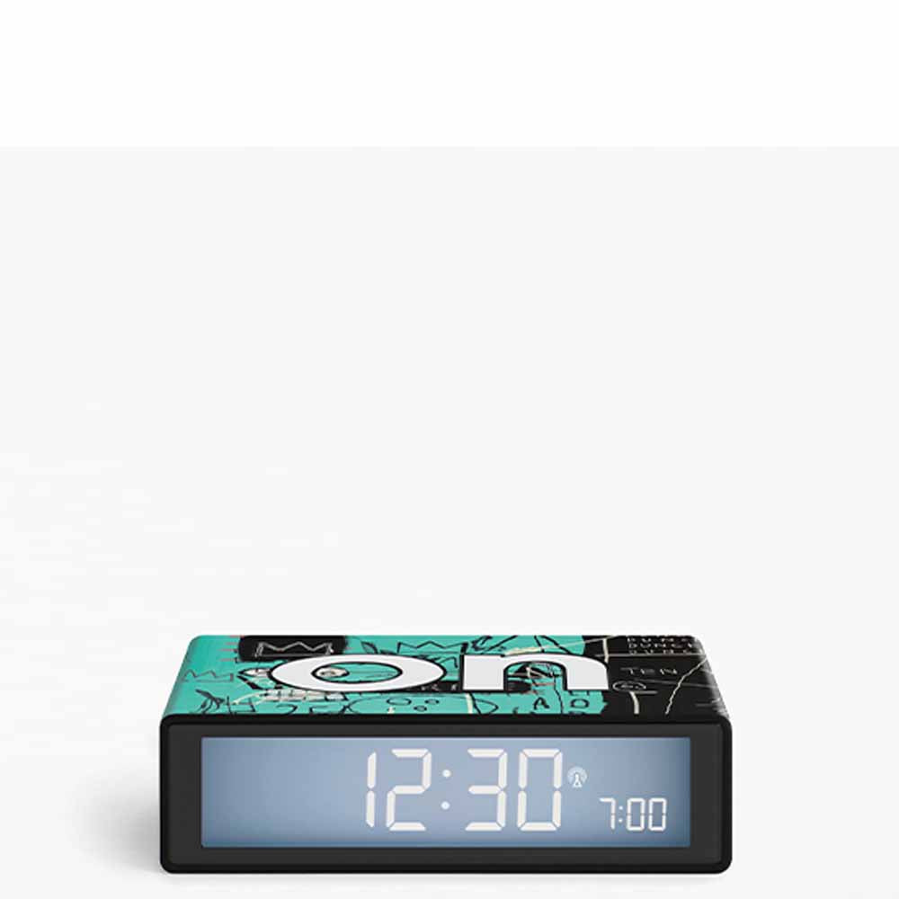 Flip+ Alarm Clock - Lexon X Jean-Michel Basquiat - Equals Pi