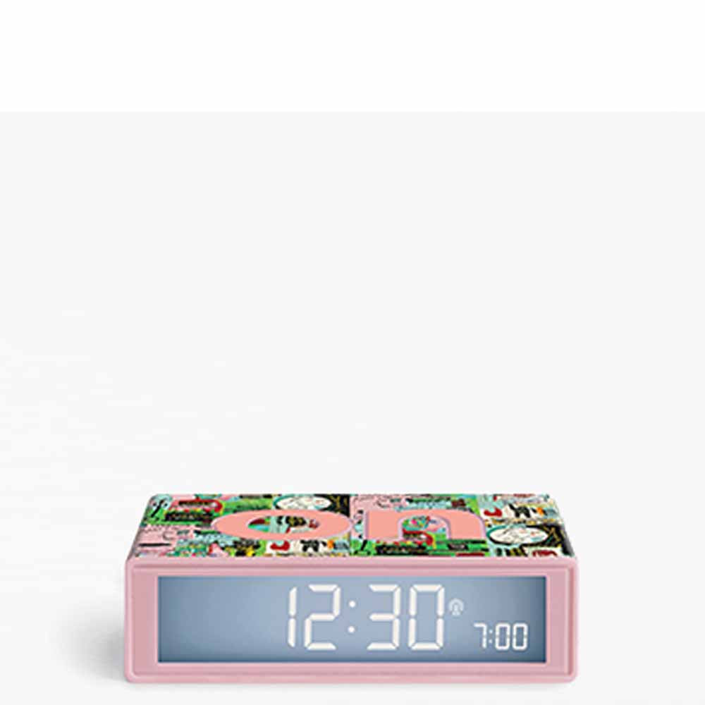 Flip+ Alarm Clock - Lexon X Jean-Michel Basquiat - In Italian