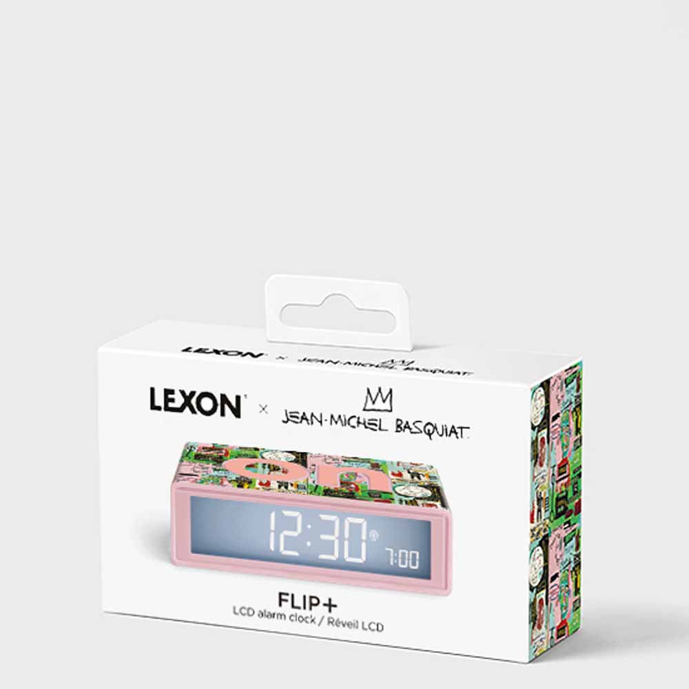 Flip+ Alarm Clock - Lexon X Jean-Michel Basquiat - In Italian