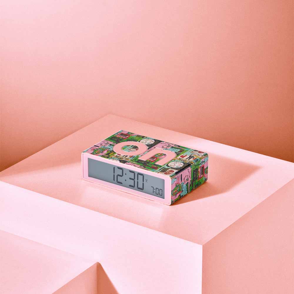 Flip+ Alarm Clock - Lexon X Jean-Michel Basquiat - In Italian