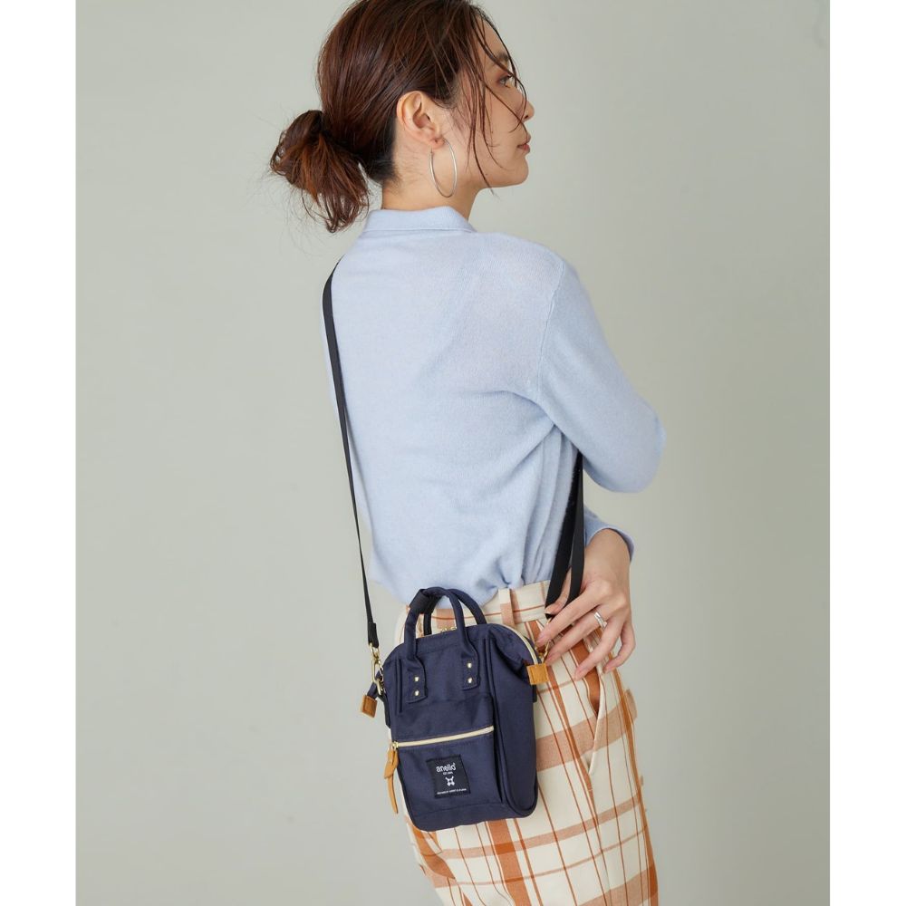 Cross Bottle 2Way Nano Shoulder Bag Navy 0767