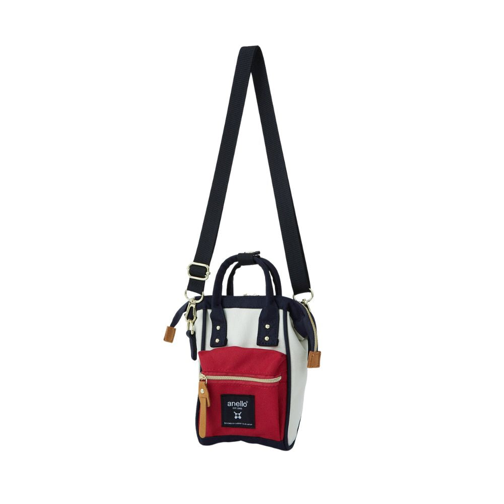 Cross Bottle 2Way Nano Shoulder Bag Bl-Red-Wh 0767