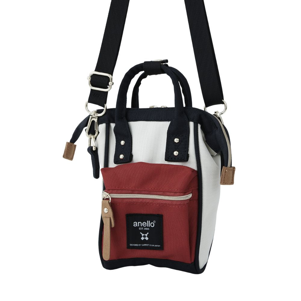 Cross Bottle 2Way Nano Shoulder Bag Bl-Red-Wh 0767