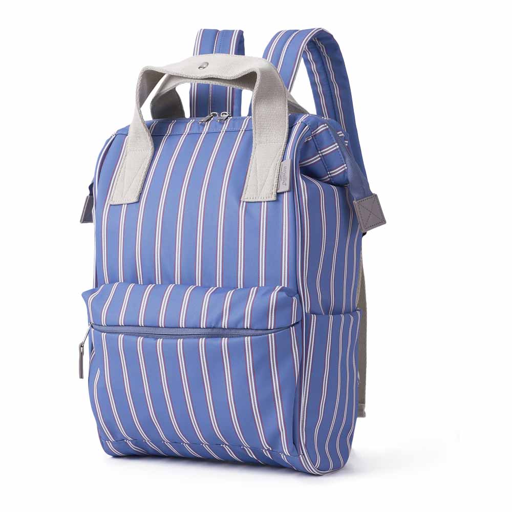 Kuchigane backpack slim R - Striped blue