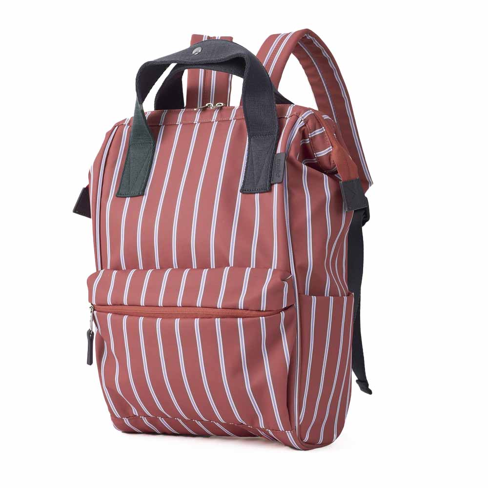 Kuchigane backpack slim R - Striped red