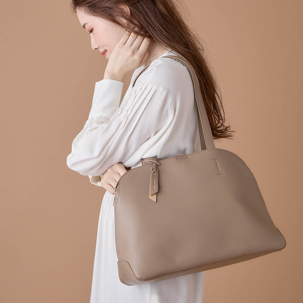 Soft Light Weight Tote Beige 3065