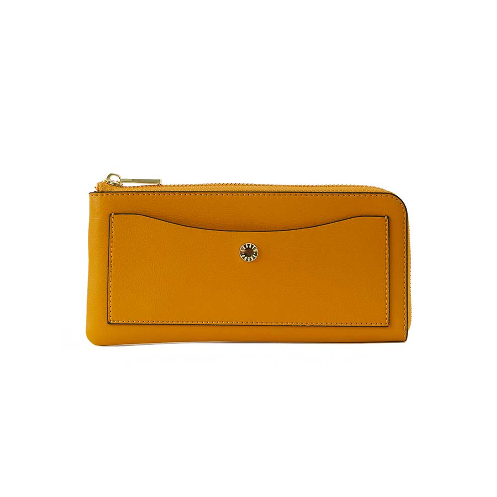 Light Weight Long Wallet Mustard 0112