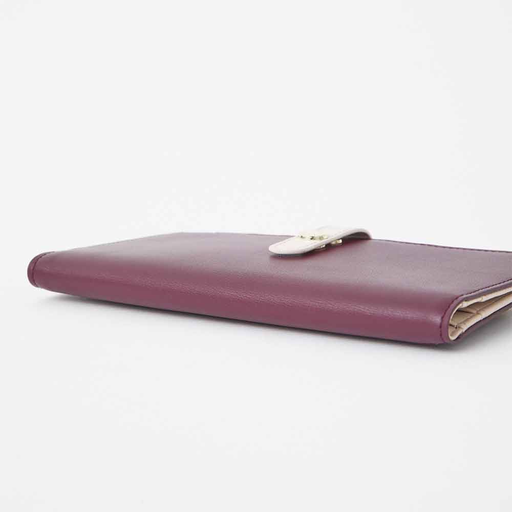 Bifold Wallet Wine 0012