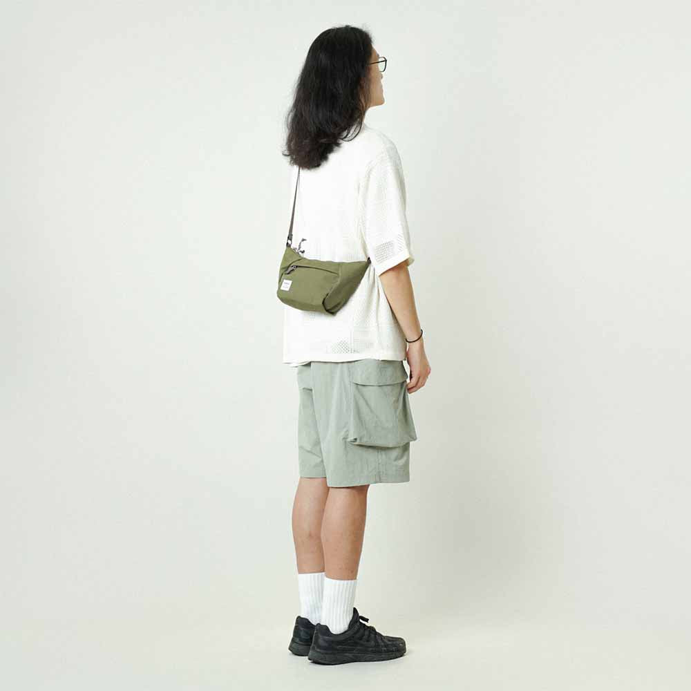 CORA Small Shoulder Bag Olive Green