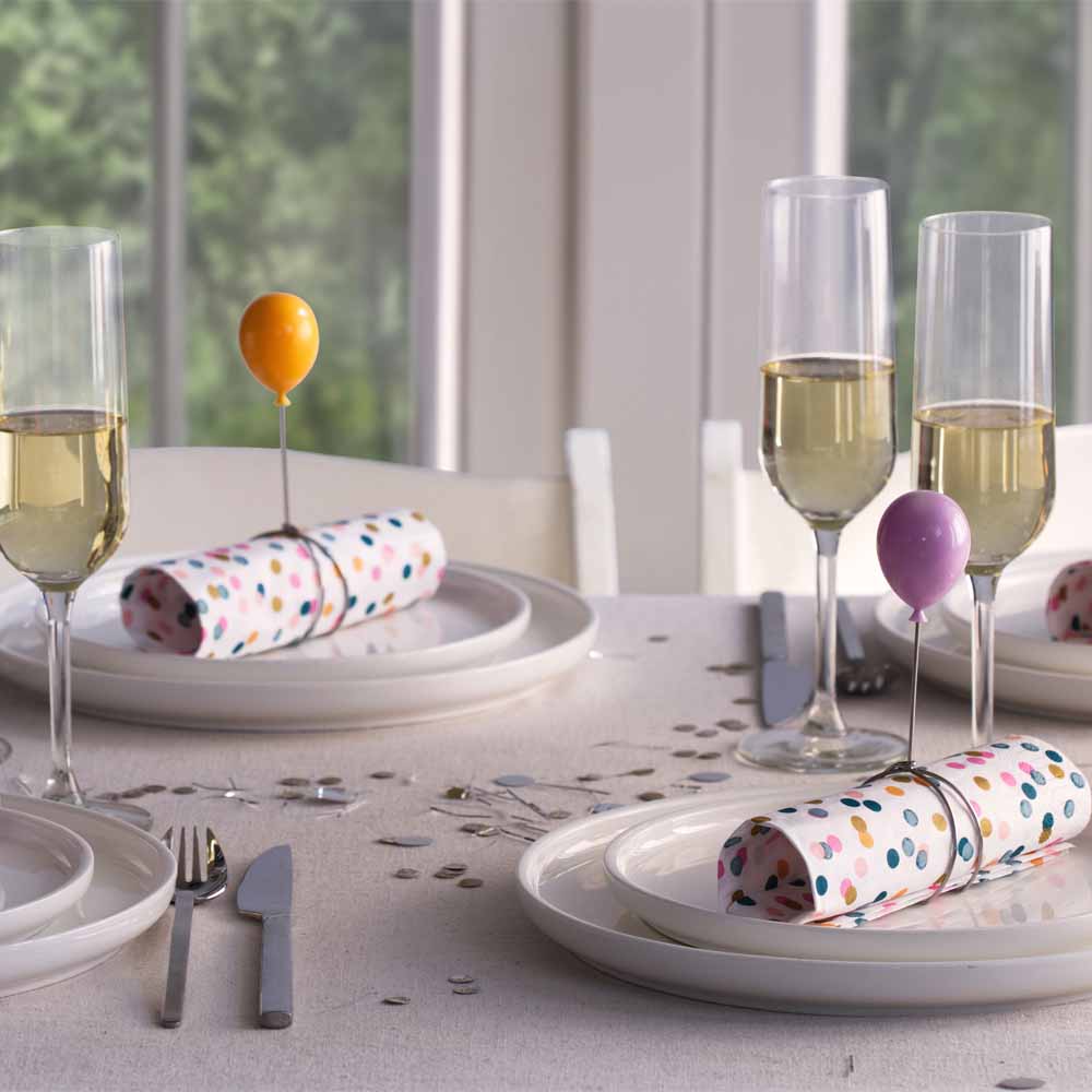 Balloonapkins Set of 4 Napkin Rings