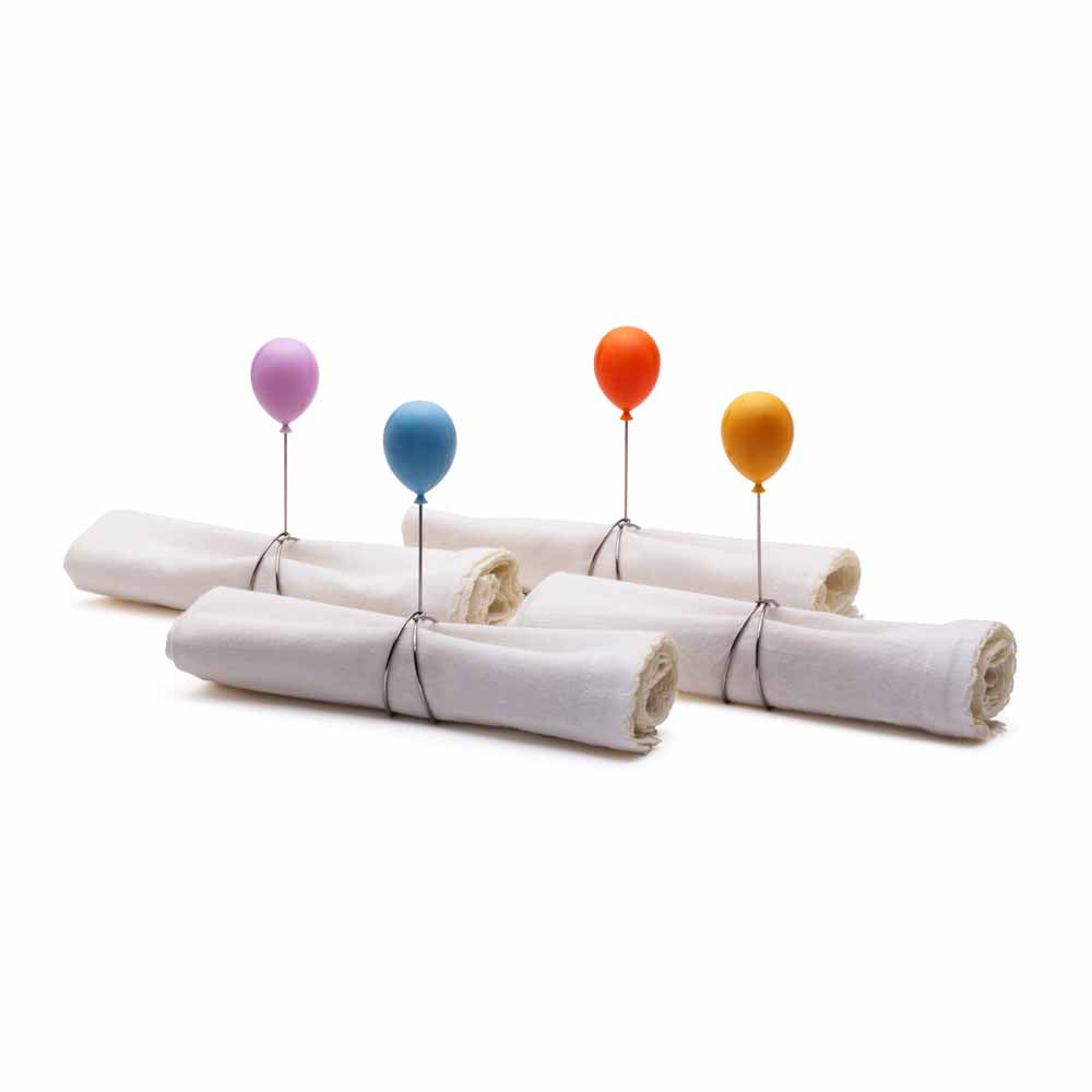 Balloonapkins Set of 4 Napkin Rings