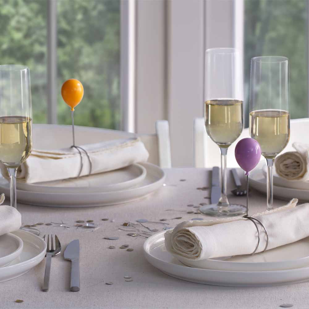 Balloonapkins Set of 4 Napkin Rings