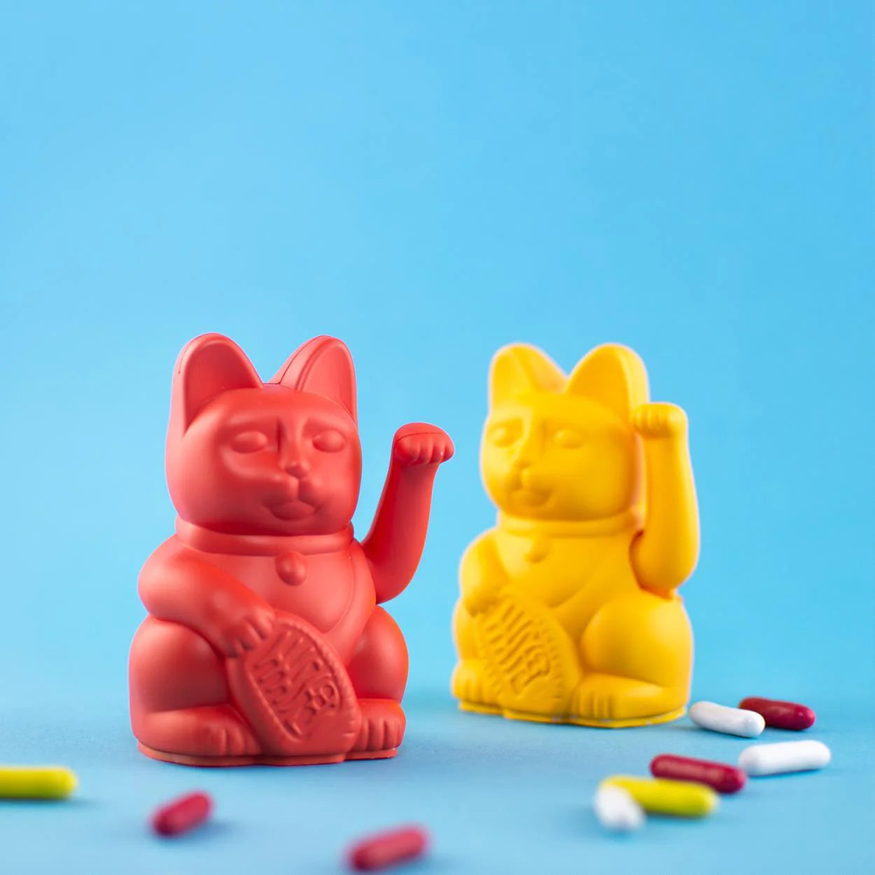 Lucky Cat - Mini - deep yellow