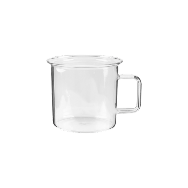 Glass mug, clear