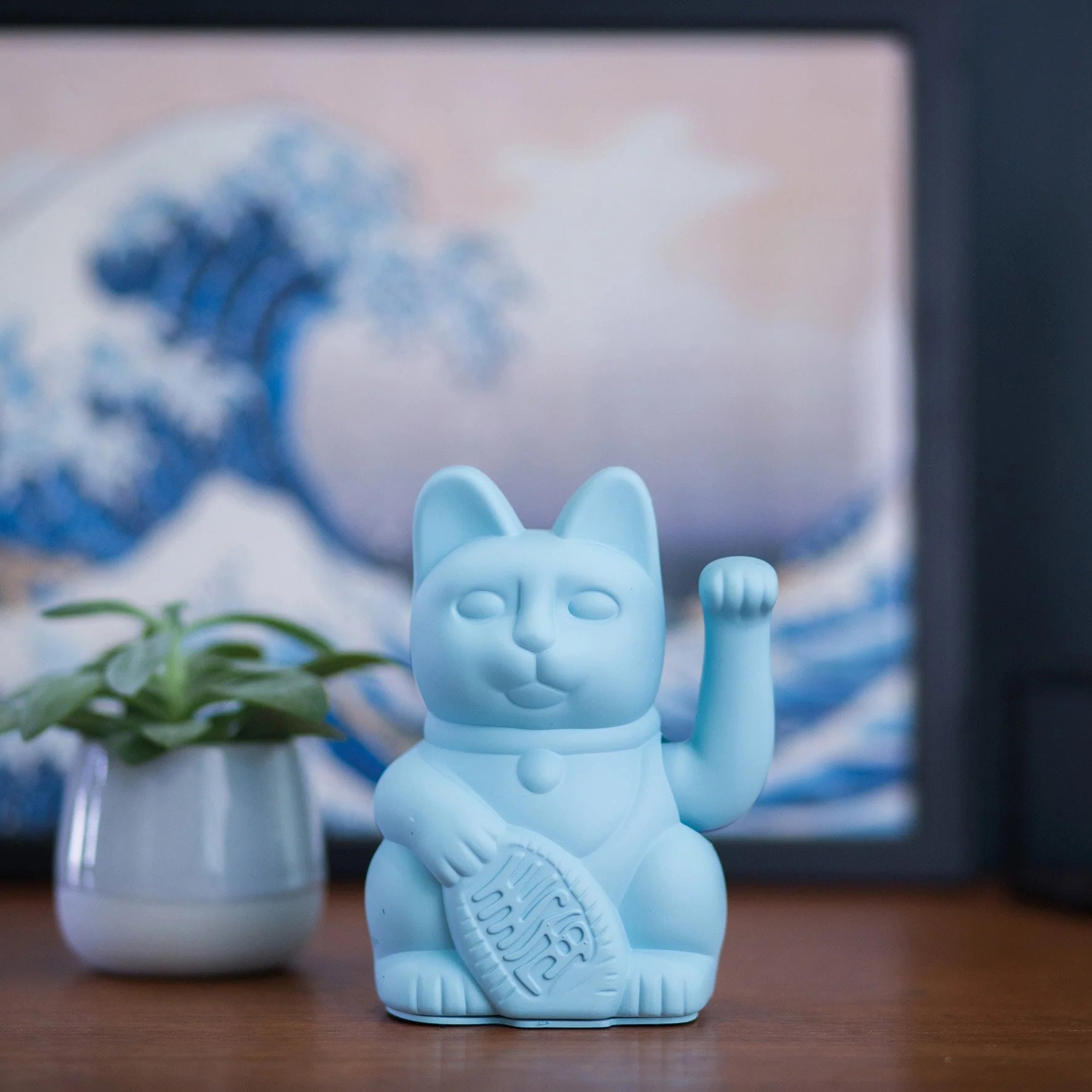 Lucky Cat - Classic - light blue