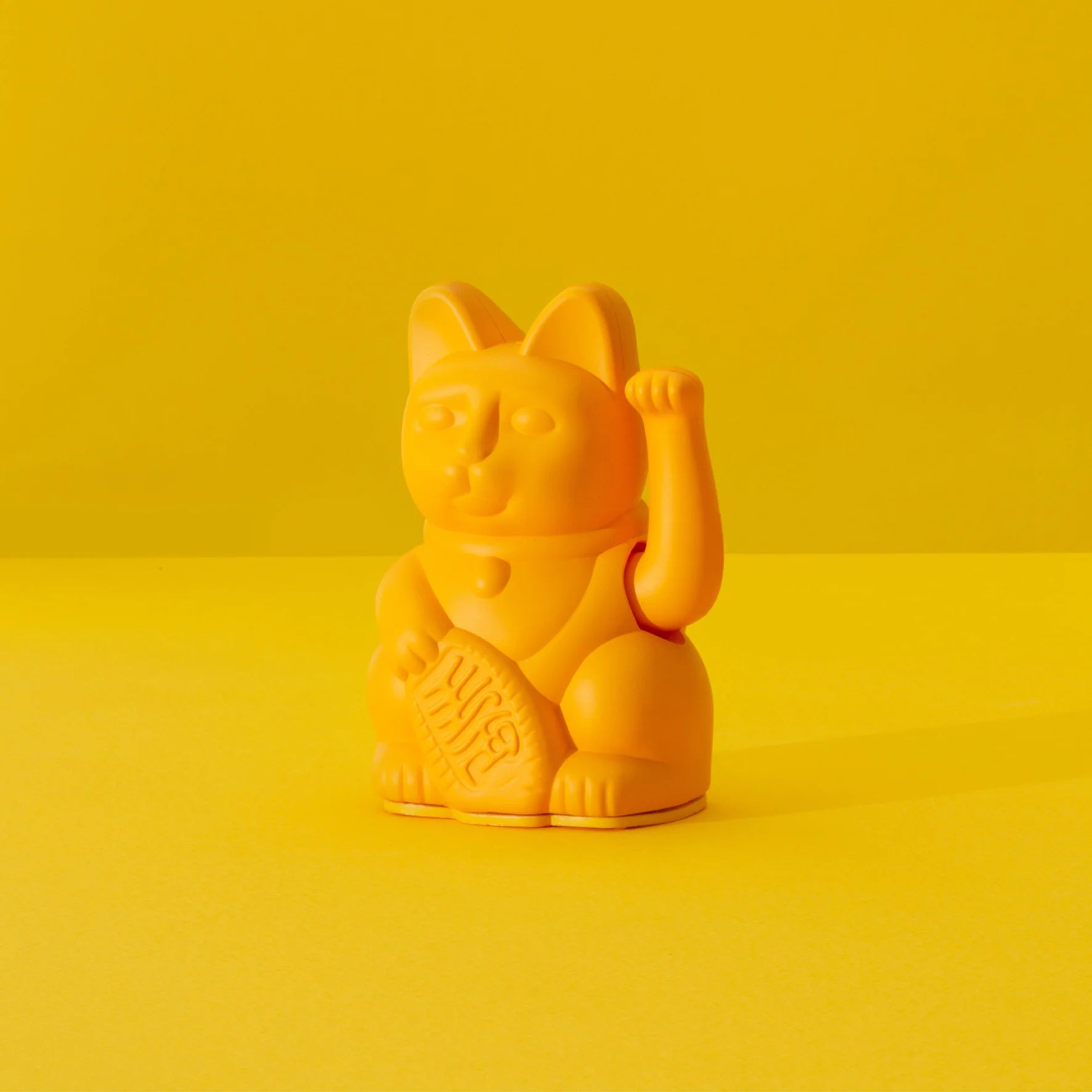 Lucky Cat - Mini - deep yellow