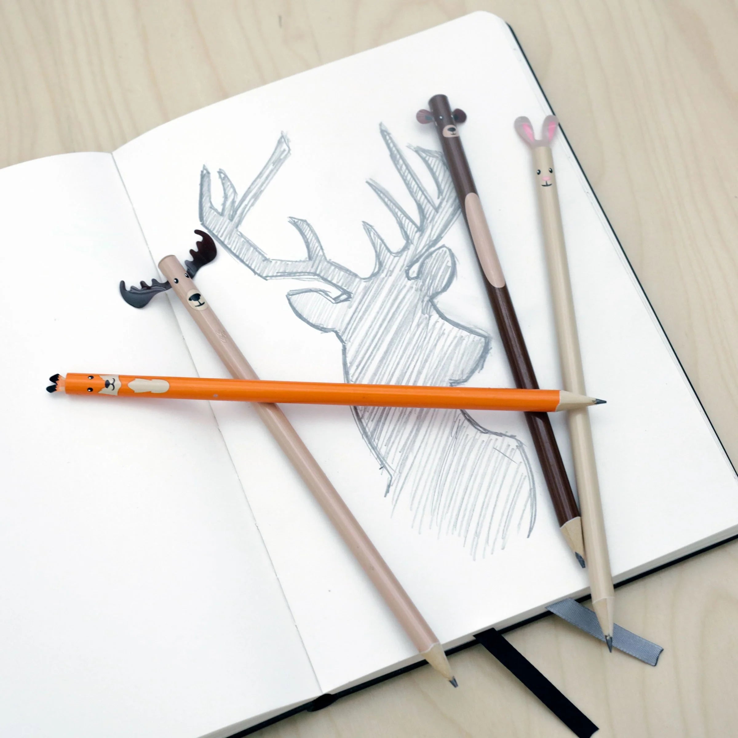 WOODLAND PENCIL S/4