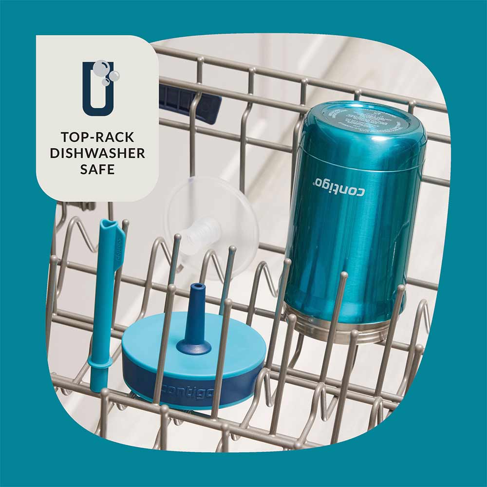 LEIGHTON Metal Straw Cup Blue 420 ml