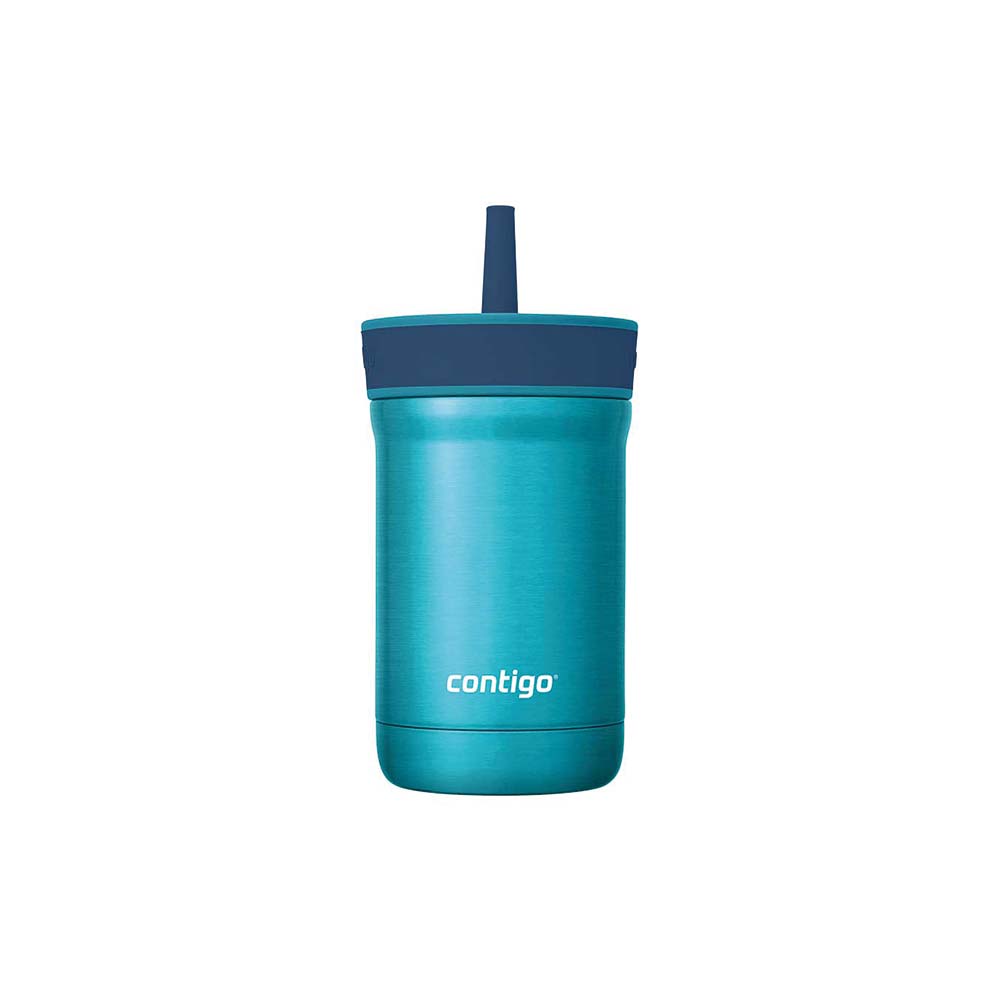 LEIGHTON Metal Straw Cup Blue 420 ml