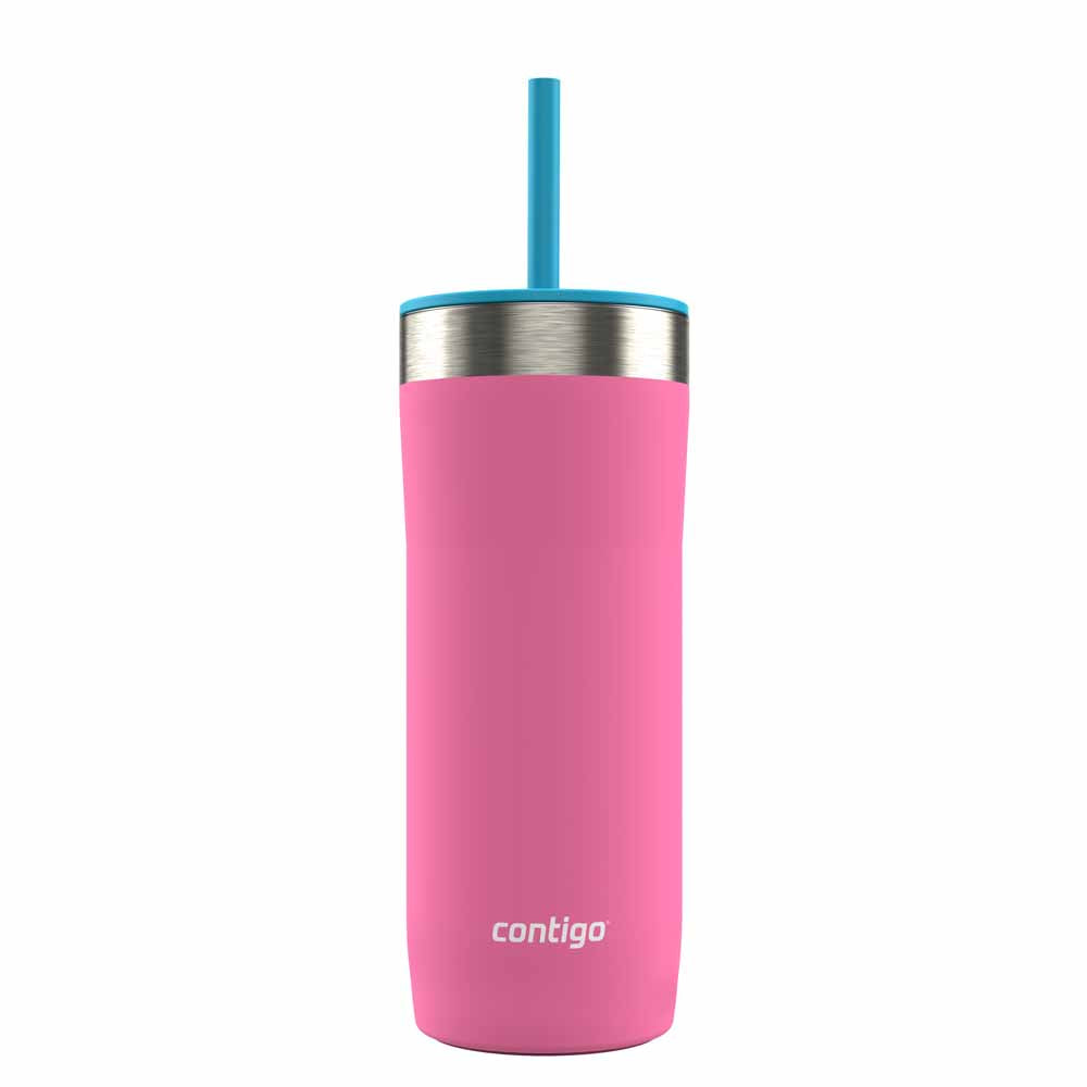 Streeterville Metal Straw Cup Bubblegum Pink 720 Ml