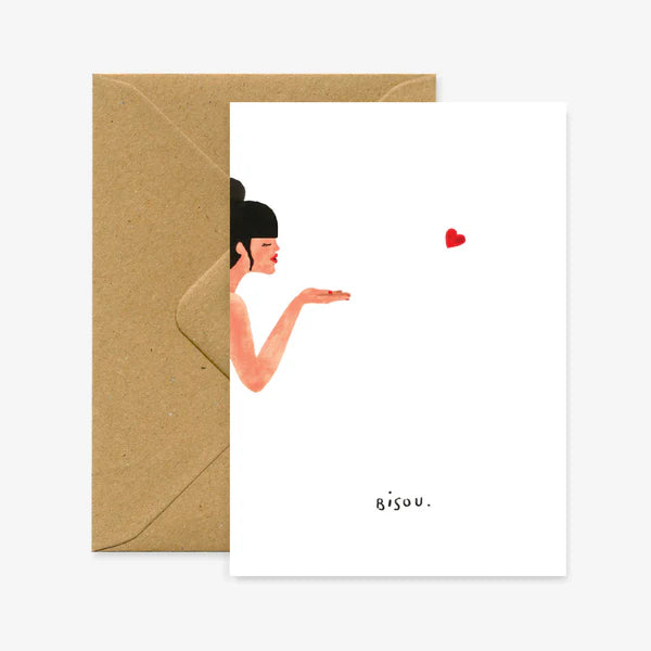 Bisou - Love & friendship Greeting card