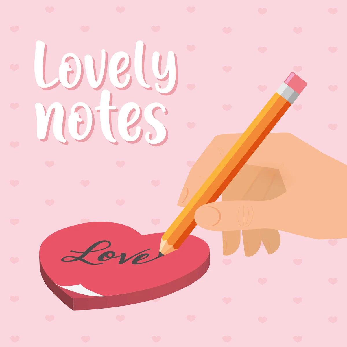 Adhesive Notepad - Lovely Notes Kit 12pc