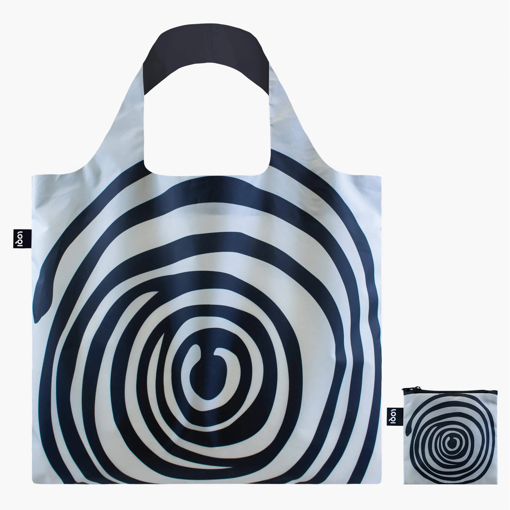 Bag, Recycled - LOUISE BOURGEOIS Spirals Black