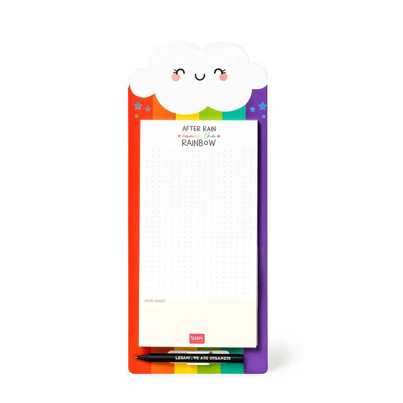 Magnetic Notepad with 60 Sheets - Don't Forget - Rainbow