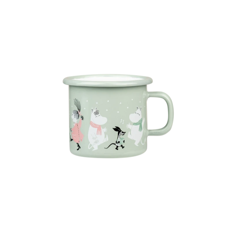 Moomin enamel mug Festive Spirits 2,5dl