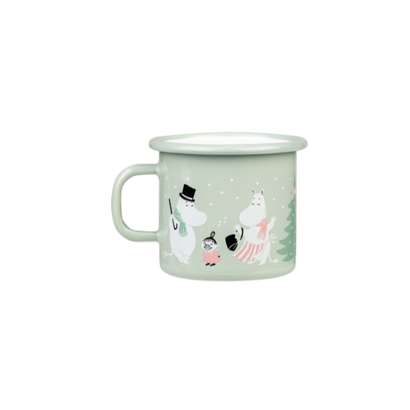 Moomin enamel mug Festive Spirits 2,5dl