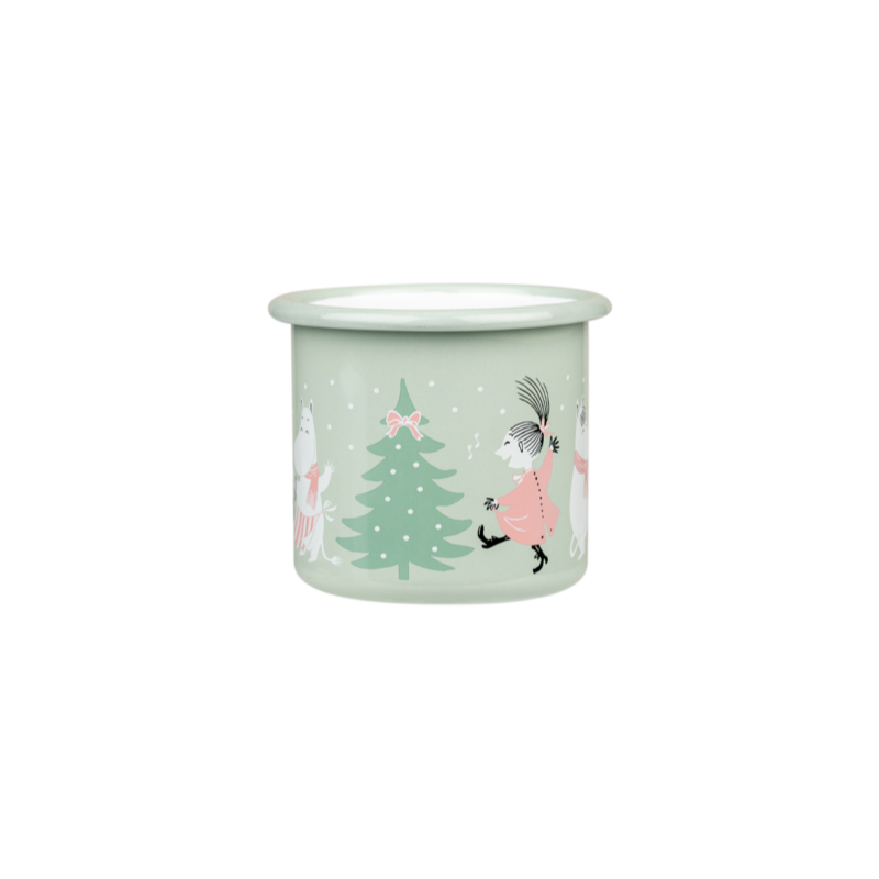 Moomin enamel mug Festive Spirits 2,5dl