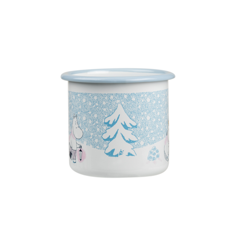 Moomin enamel mug Let it Snow 3,7dl