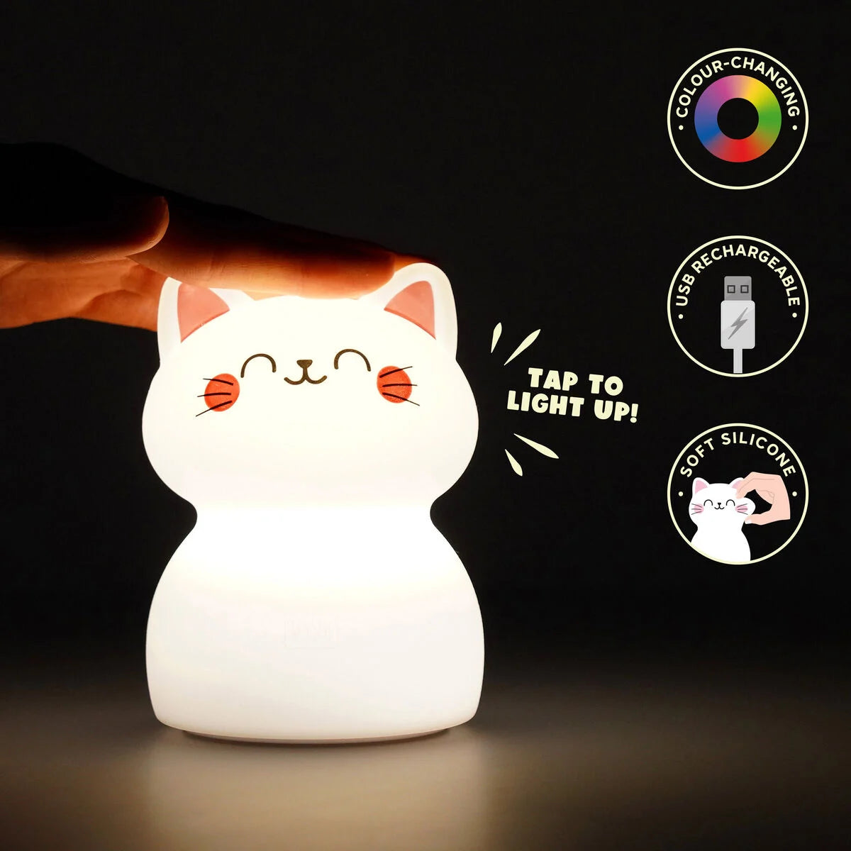 Rechargeable Night Light - Soft Dreams - Kitty