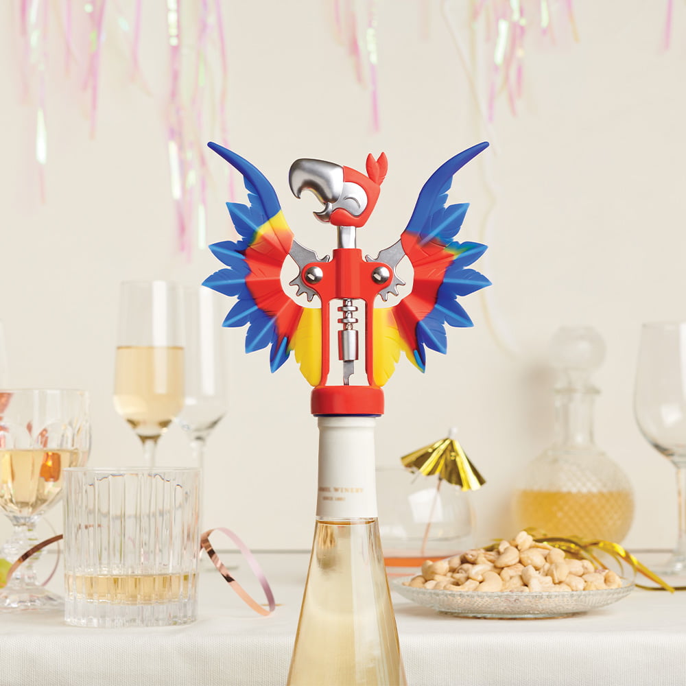 Corkscrew & Bottle Opener Parrot