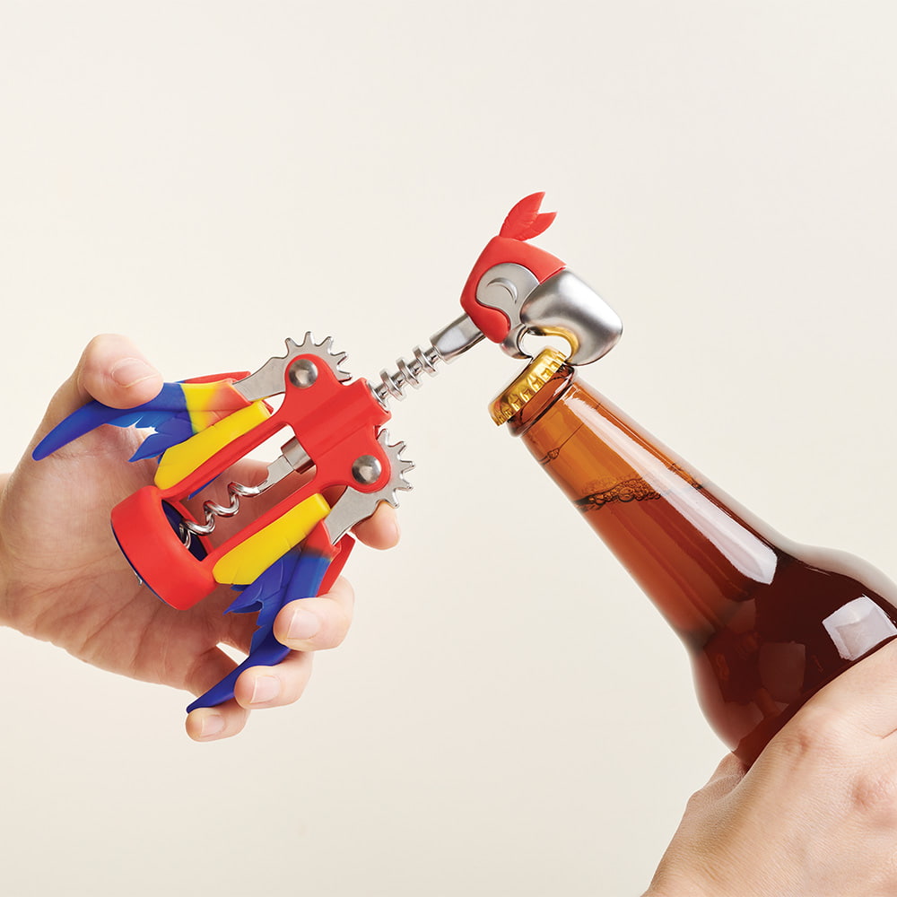 Corkscrew & Bottle Opener Parrot