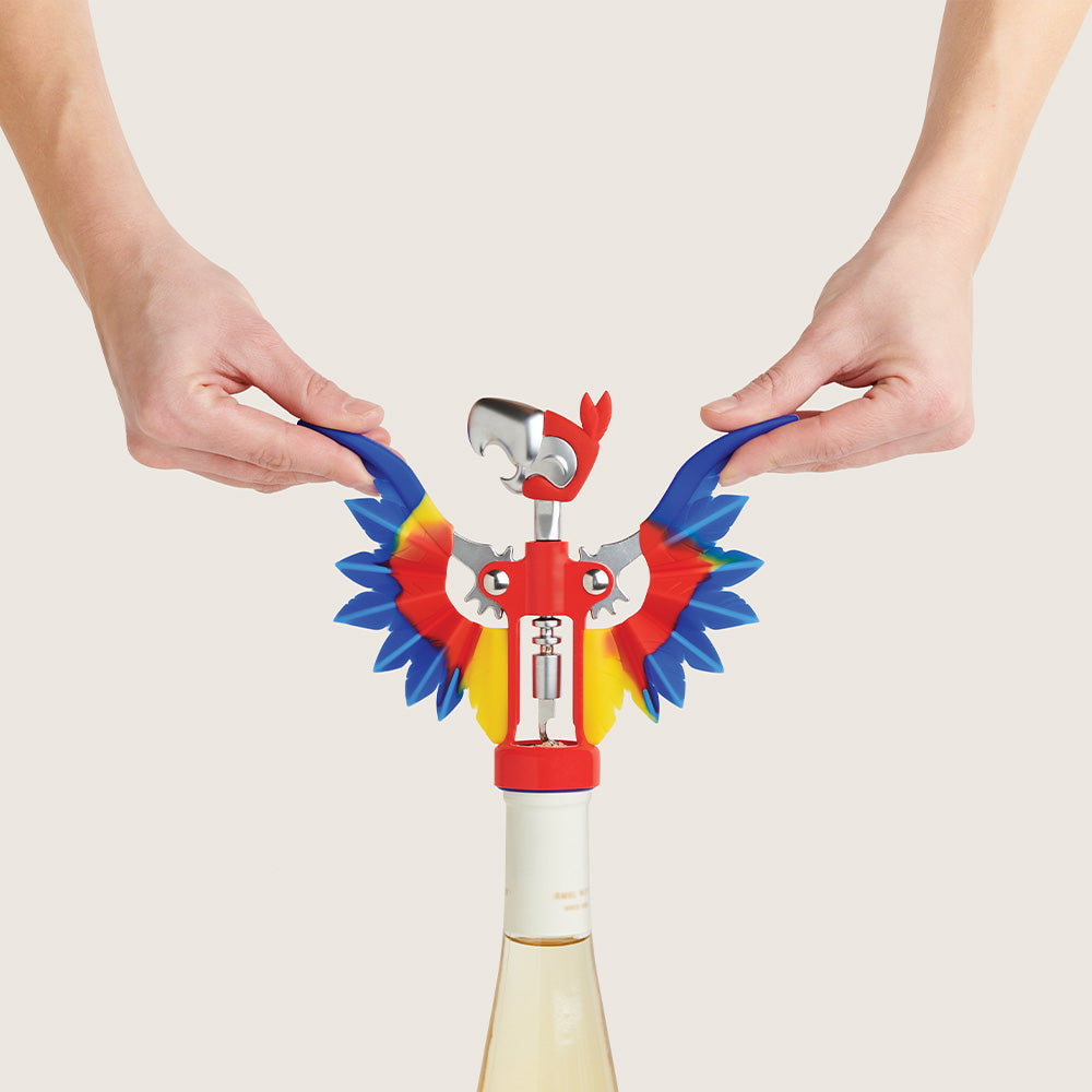 Corkscrew & Bottle Opener Parrot