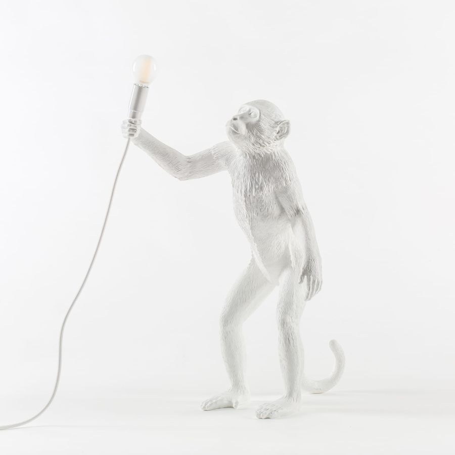 Monkey Lamp Resin Lamp Standing