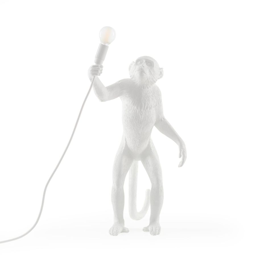 Monkey Lamp Resin Lamp Standing