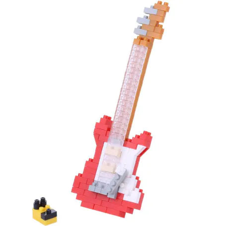 NANOBLOCK Electric Guitar Red 2